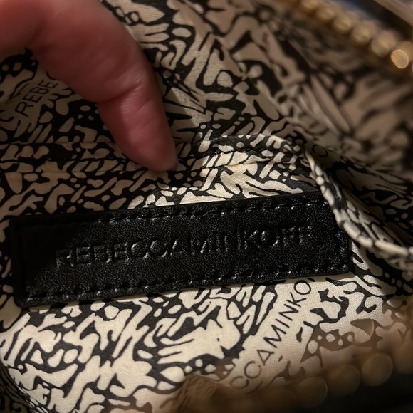 Authentic. Rebecca Minkoff Return of the M.A.C. Black Leather Crossbody. - Picture 6 of 8